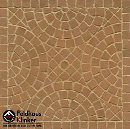 Тротуарная клинкерная мозаика M203DF Feldhaus Klinker, 240х118х52