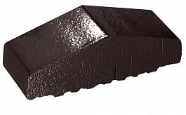 Профильный кирпич полнотелый KING KLINKER Ониксовый черный (17), 180/120*65*58 мм